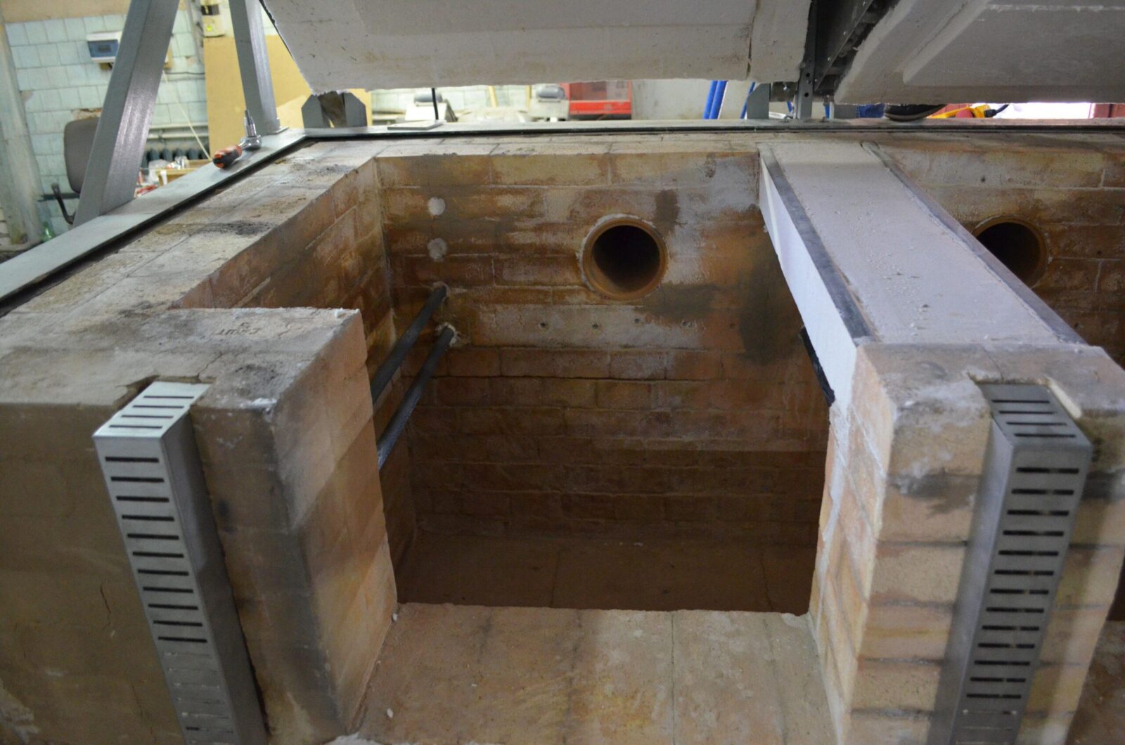 Электропечь ванная с внешним обогревом прокалочная до 1100 °C, 635 л, нержавеющая сталь, ЭВВО-650/1100 — изображение 5