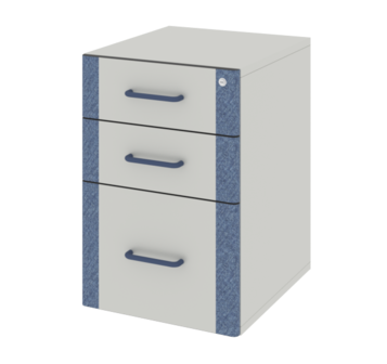 Тумба навесная с 3 ящиками ЛАБ-PRO ТЯ3 40.50.60