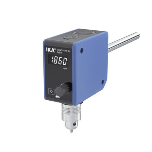 Мешалка верхнеприводная, до 5 л по воде, до 2000 об/мин, Nanostar 7.5 digital,  IKA
