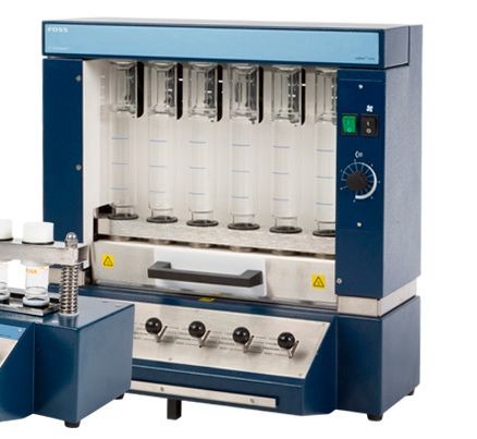 Анализатор клетчатки, 6 мест, для горячей экстракции, FT 122 Fibertec Labtec line