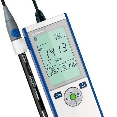 Кондуктометр портативный, 0,01 мкСм/см - 500 мСм/см, электрод InLab 738-ISM, S3-Standart kit Seven2Go