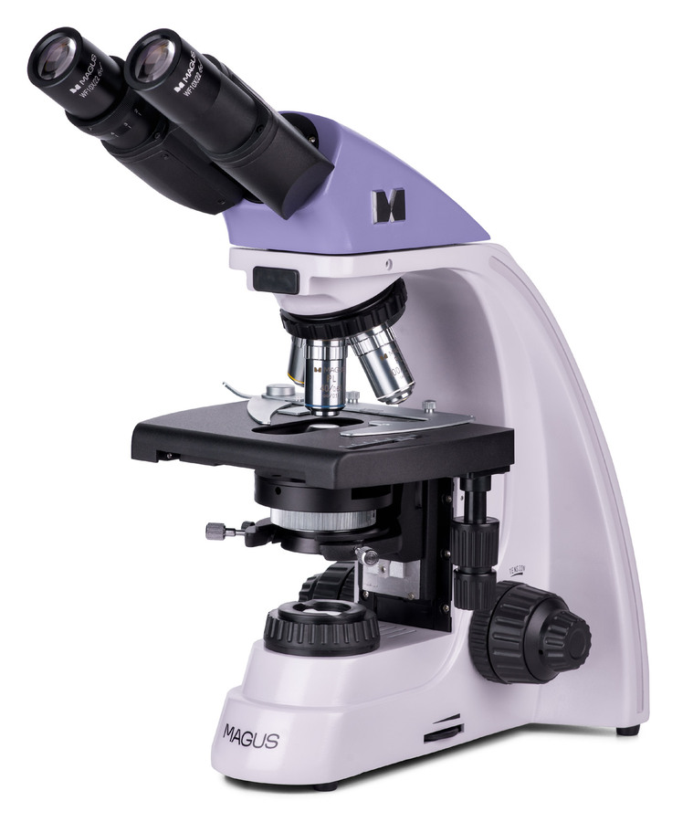 Микроскоп MAGUS Bio 250B, прямой, бинокуляр/тринокуляр, СП, ТП, ФК, Пол, планахромат 4×, 10×, 40×, 100×МИ — изображение 4