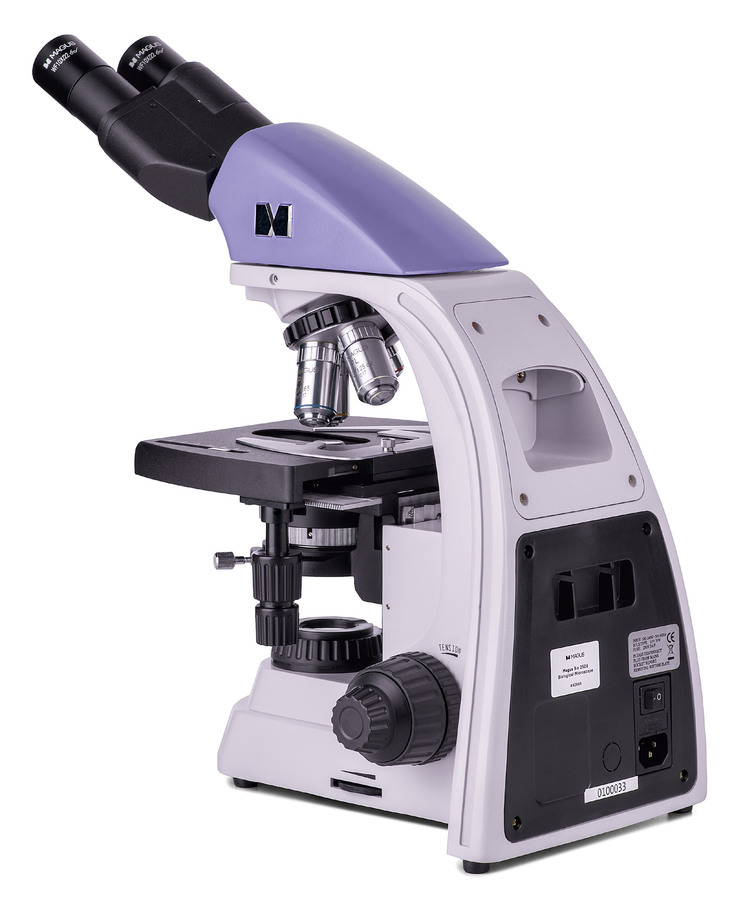 Микроскоп MAGUS Bio 250B, прямой, бинокуляр/тринокуляр, СП, ТП, ФК, Пол, планахромат 4×, 10×, 40×, 100×МИ — изображение 6