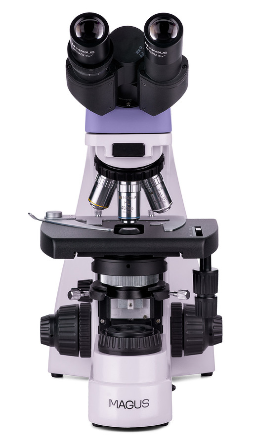 Микроскоп MAGUS Bio 250B, прямой, бинокуляр/тринокуляр, СП, ТП, ФК, Пол, планахромат 4×, 10×, 40×, 100×МИ — изображение 7