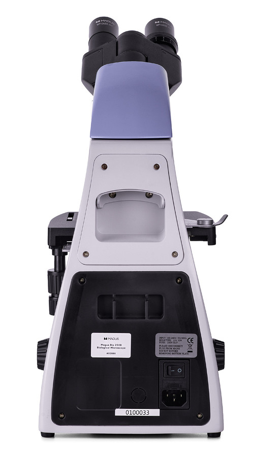 Микроскоп MAGUS Bio 250B, прямой, бинокуляр/тринокуляр, СП, ТП, ФК, Пол, планахромат 4×, 10×, 40×, 100×МИ — изображение 9