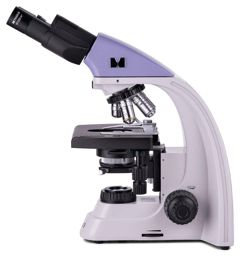 Микроскоп MAGUS Bio 250B, прямой, бинокуляр/тринокуляр, СП, ТП, ФК, Пол, планахромат 4×, 10×, 40×, 100×МИ — изображение 10