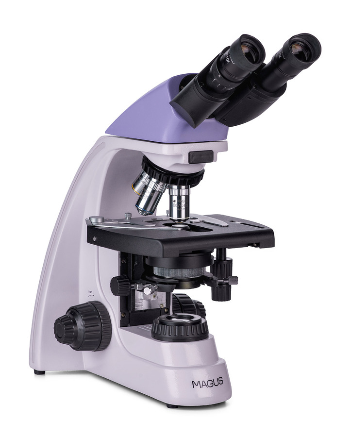 Микроскоп MAGUS Bio 230B, прямой, бинокуляр/тринокуляр, СП, ТП, ФК, Пол, Ахромат 4×, 10×, 40×, 100× МИ — изображение 6