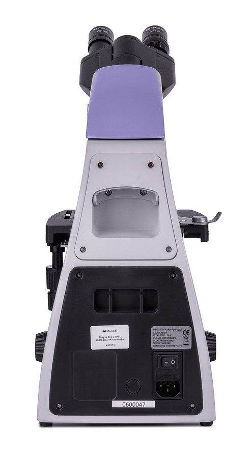 Микроскоп MAGUS Bio 230B, прямой, бинокуляр/тринокуляр, СП, ТП, ФК, Пол, Ахромат 4×, 10×, 40×, 100× МИ — изображение 10