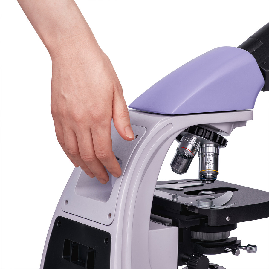Микроскоп MAGUS Bio 230B, прямой, бинокуляр/тринокуляр, СП, ТП, ФК, Пол, Ахромат 4×, 10×, 40×, 100× МИ — изображение 15
