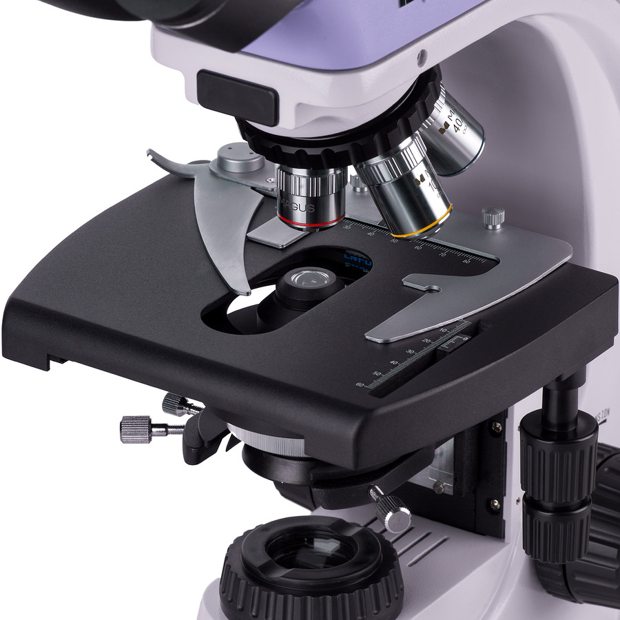 Микроскоп MAGUS Bio 230B, прямой, бинокуляр/тринокуляр, СП, ТП, ФК, Пол, Ахромат 4×, 10×, 40×, 100× МИ — изображение 18