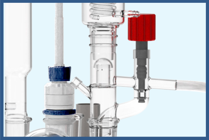 Реактор химический 50 л, EZChem, DN300, с рубашкой, с верхнеприводной мешалкой OHS.4DF — изображение 2